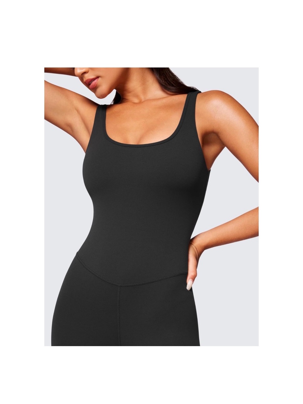 CRZ YOGA Butterluxe Scoop Neck Romper - Picture 3 of 4